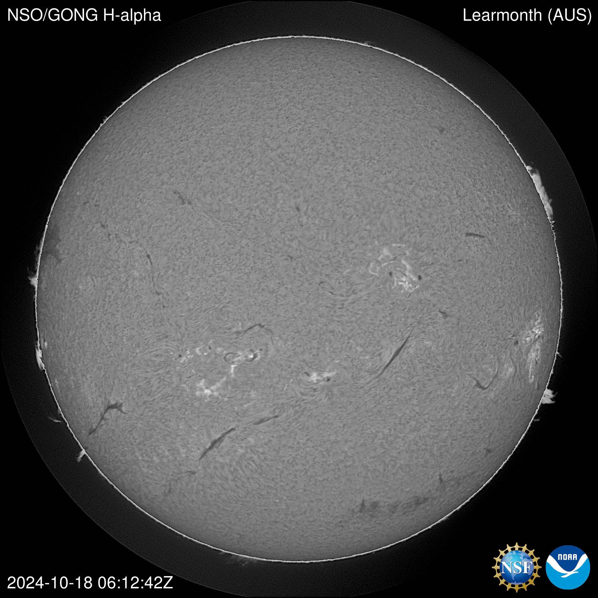 Latest Learmonth H-alpha image