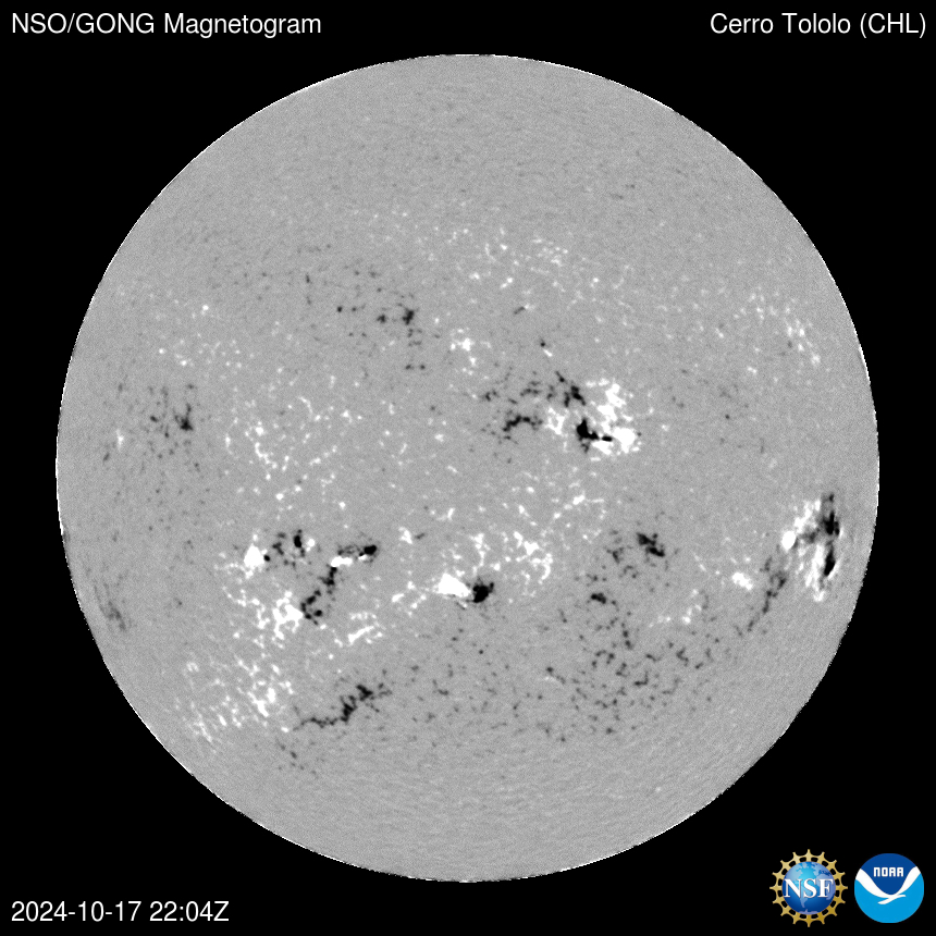 Latest Cerro Tololo magnetogram image