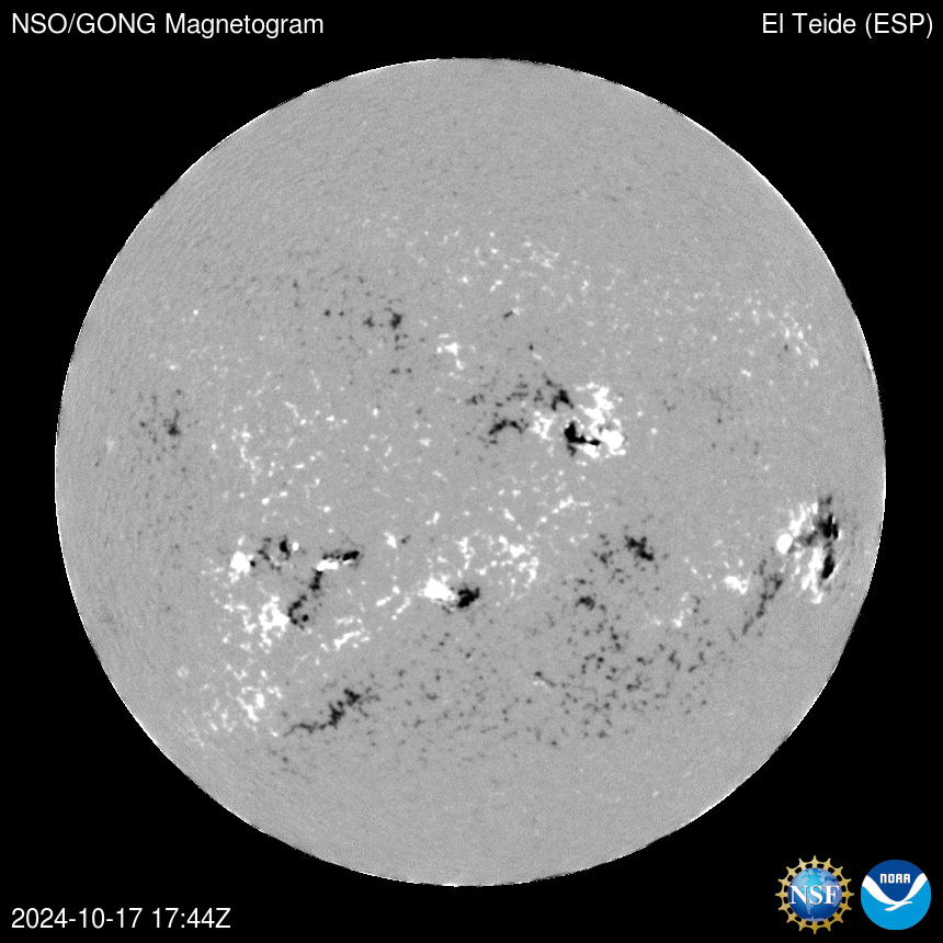 Latest El Teide magnetogram image